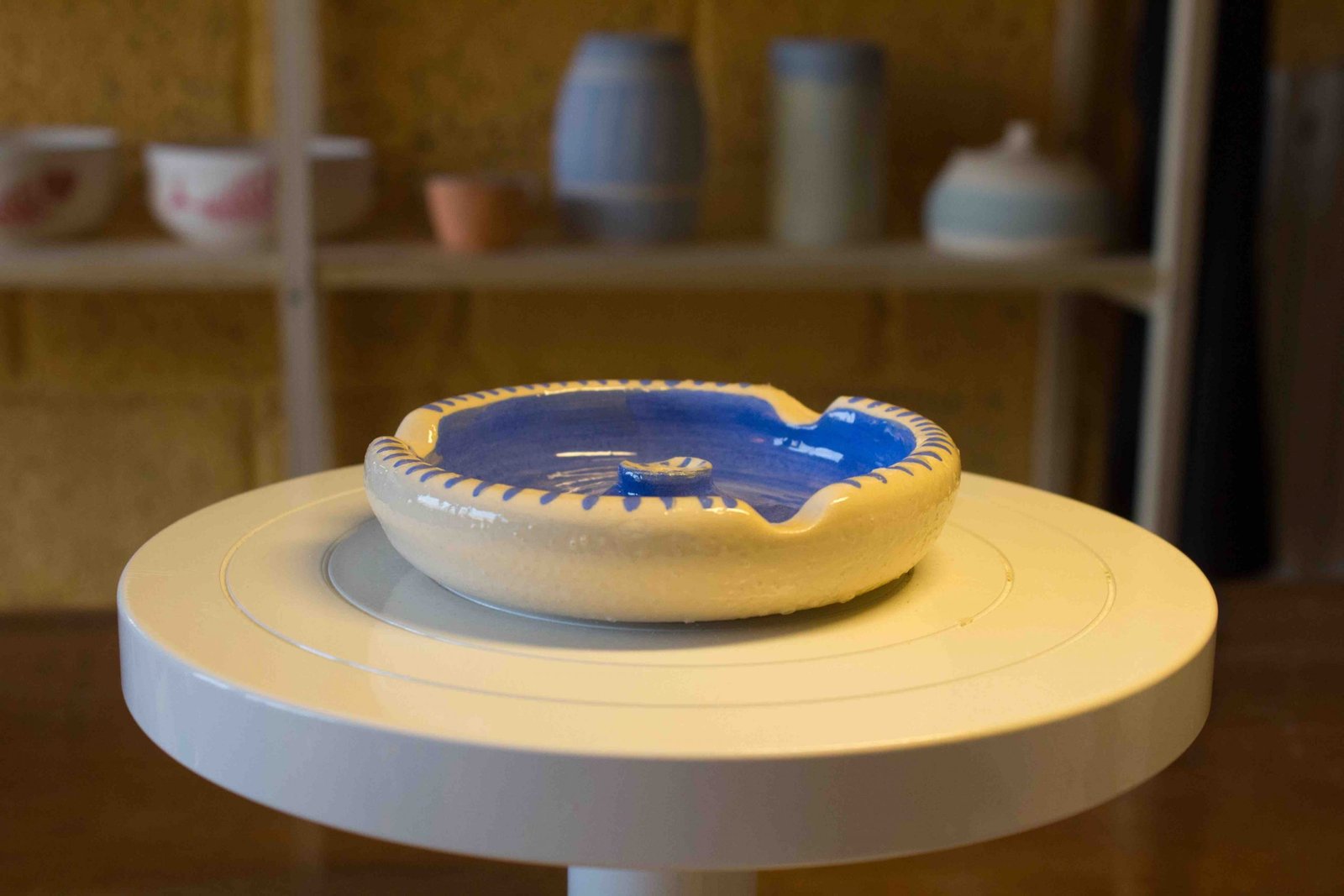 20210317-AV-Cendrier céramique émaillé décor bleu et blanc-12-0-0-3-195-CER-0.00