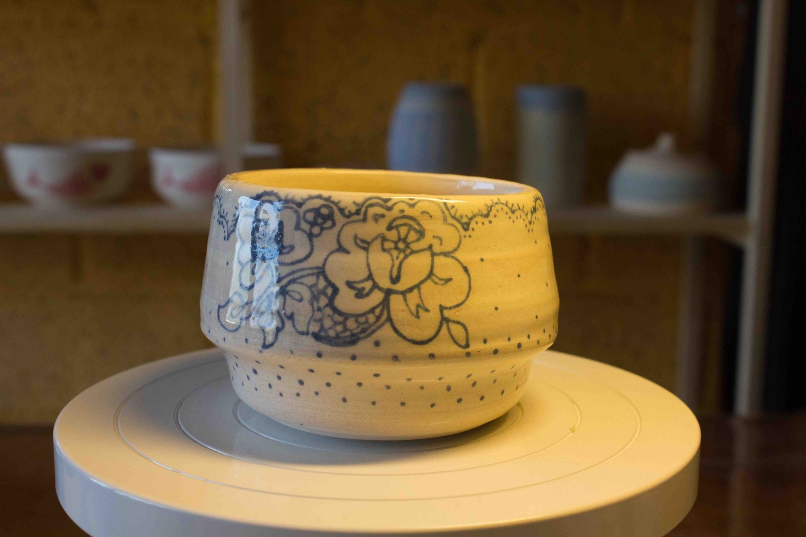 20210324-AV-Pot céramique émaillé décor fleut bleue-11-0-0-7.5-400-CER-0.00