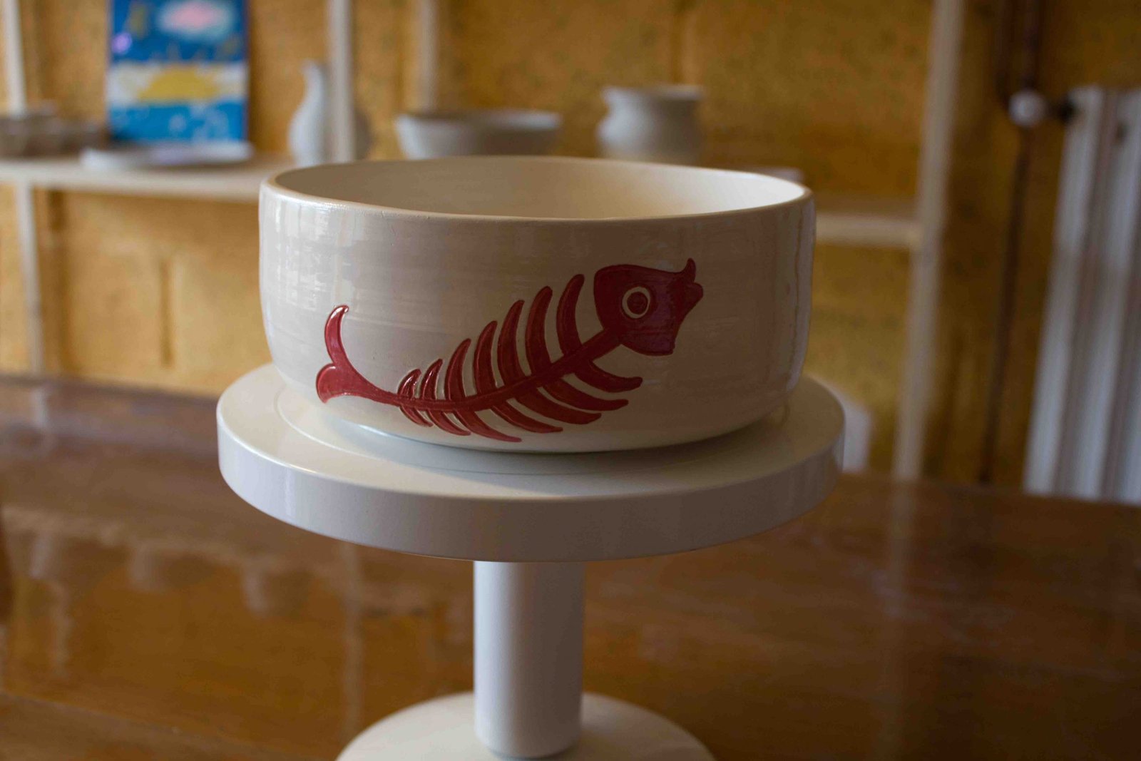 20210345-AV-Saladier céramique arete de poisson décor rouge-19-0-0-8-830-CER-0.00