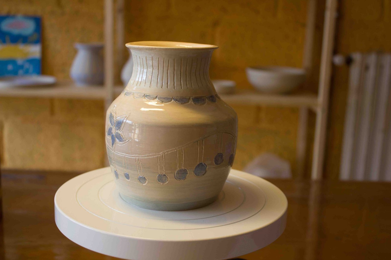 20210346-AV-Vase céramique émaillé décor pastel-12-0-0-14-940-CER-0.00