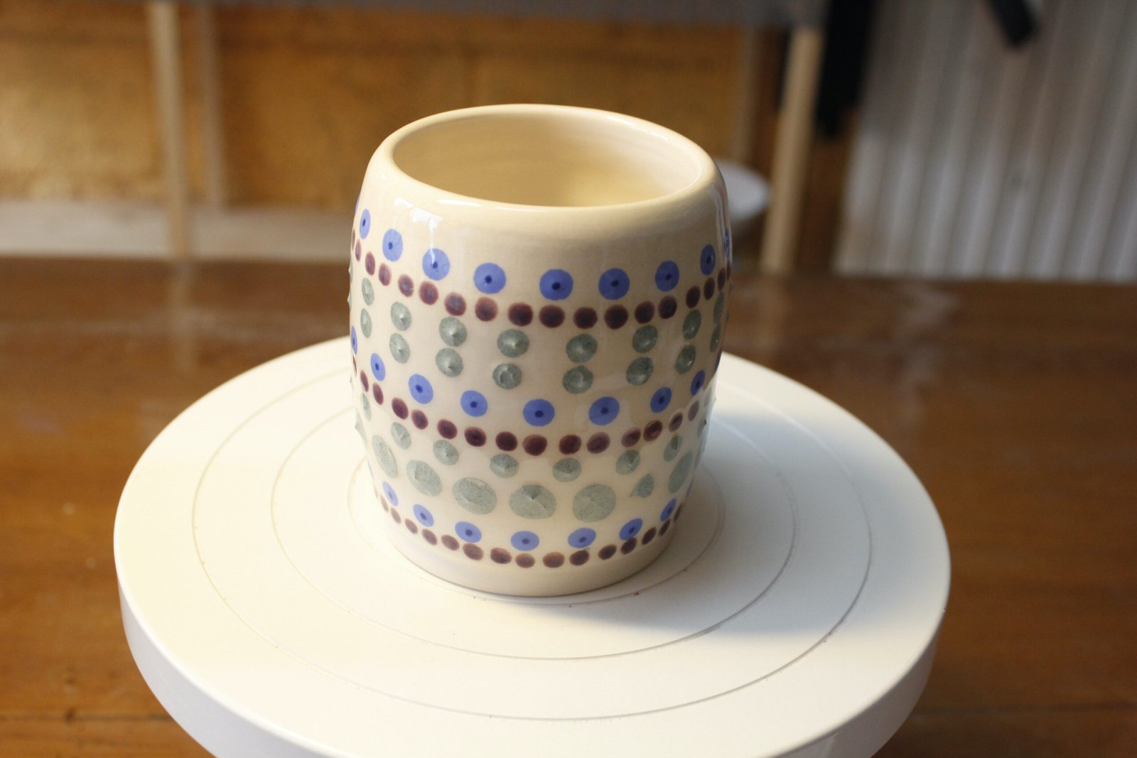 20211009 -Pot à crayon décor Pois